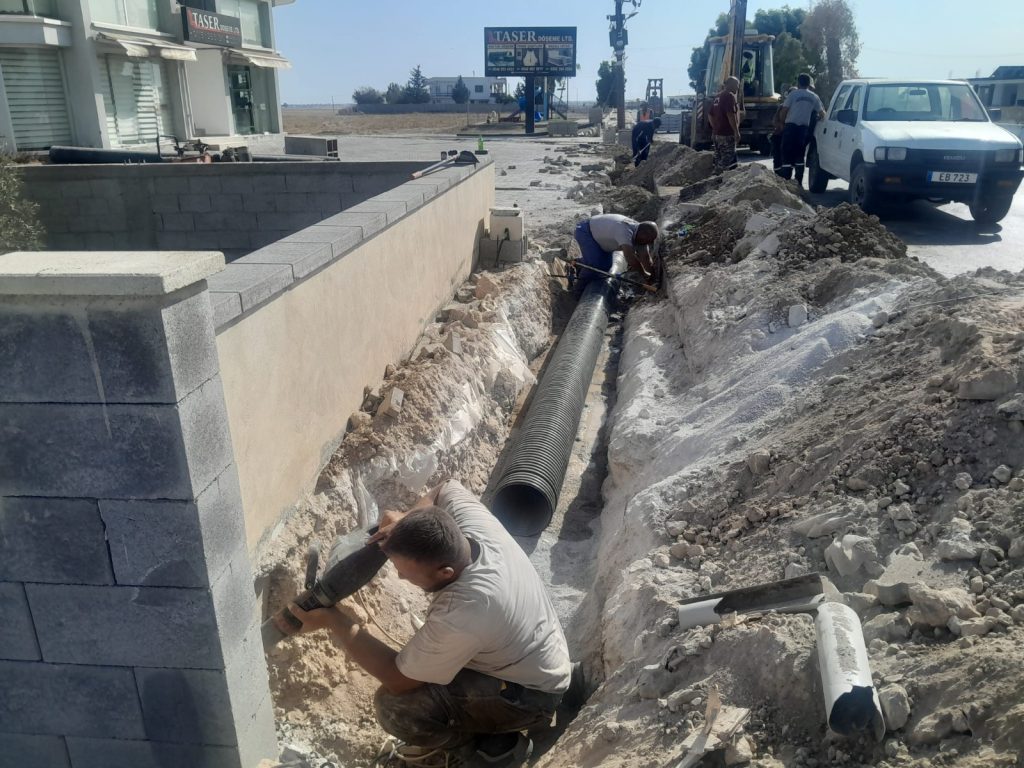 Mesarya Belediyesi’nden Dörtyol’a 500 metrelik altyapı yatırımı…