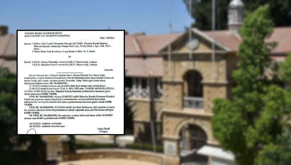 Yüksek İdare Mahkemesi, 148 tasdik memuru atamasını durdurdu!