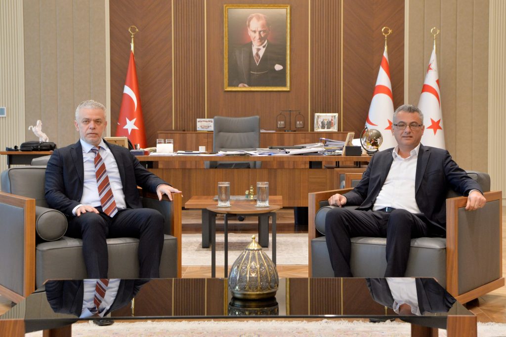 Cumhurbaşkanı Erhürman, Ankara Büyükelçisi Korukoğlu’nu kabul etti