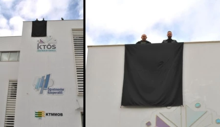 KTMMOB ve KTÖS de “Siyah Bayrak” eylemine destek verdi: Karanlık düzeni protesto ediyoruz