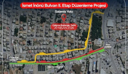 Gazimağusa’da yol çalışmalarından etkilenecek yollar açıklandı
